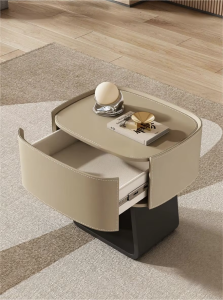 new solid wood small bedside table