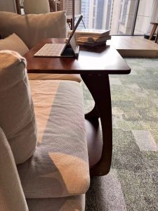 Solid wood sofa side table, home bedside cabinet, small living room coffee table furniture auto draft