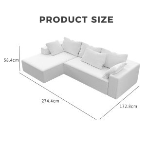 Living room furniture sofa, large size suitable for multiple people sofa auto draft