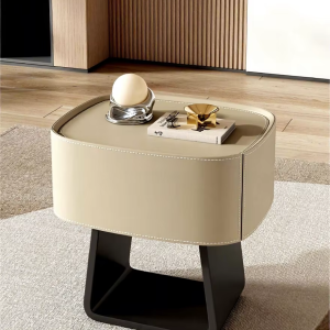 new solid wood small bedside table